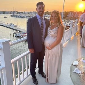 Maternity Skye Satin Dress